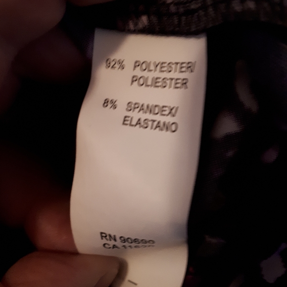 Bluish swing dress 1X - Picture 3 of 3